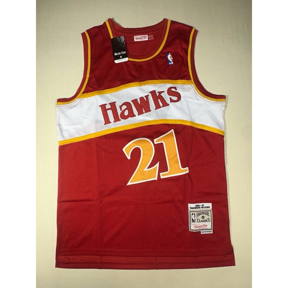 Mitchell & Ness Dominique Wilkins Hawks 1986-87 Swingman Jersey XL NWT